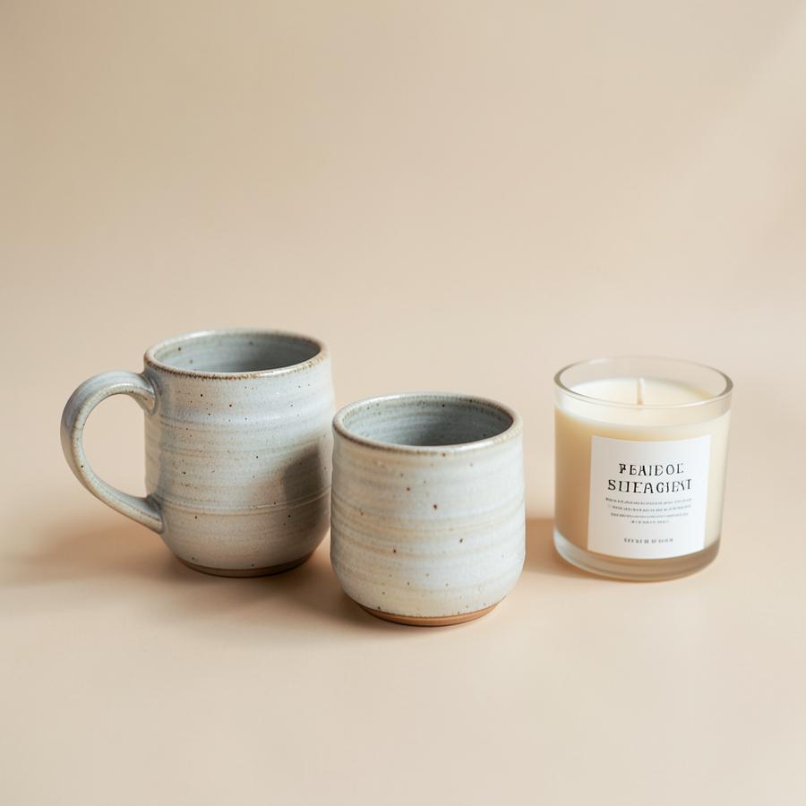 Duo de tasses en grès