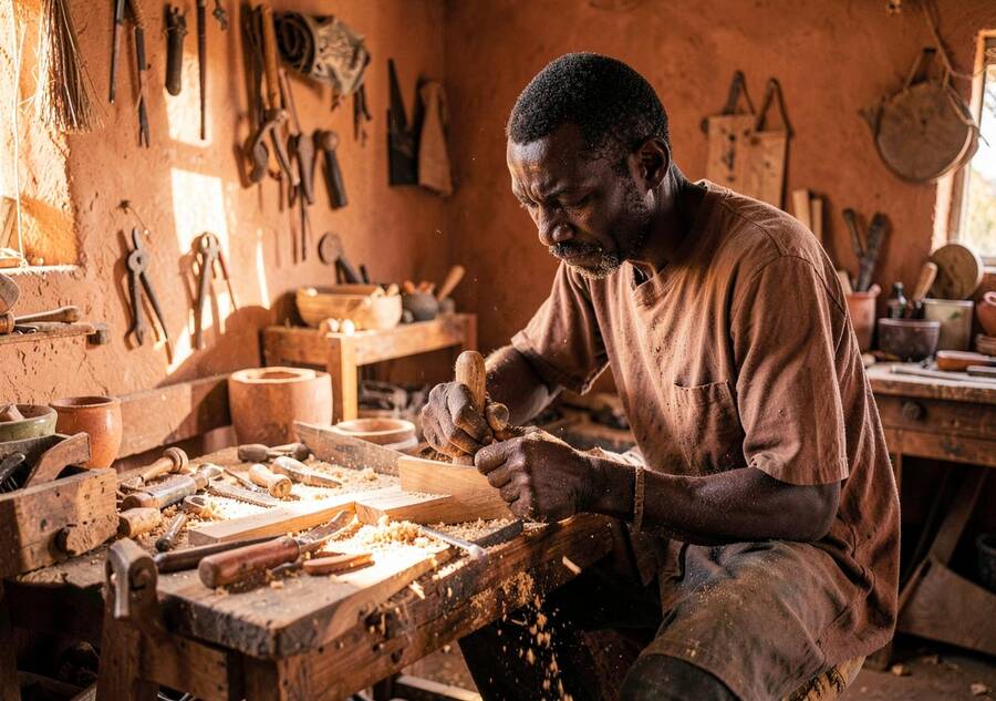 Modèle de site Main d'Or pour artisan