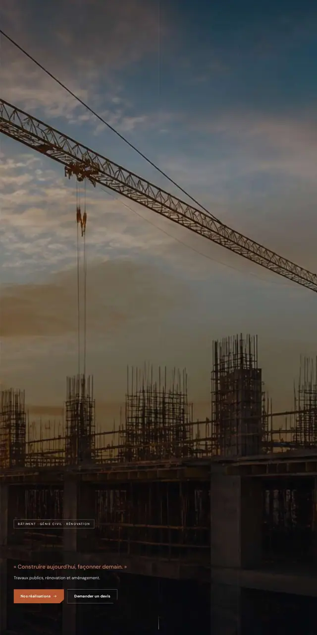 Aperçu du modèle Atlas Travaux