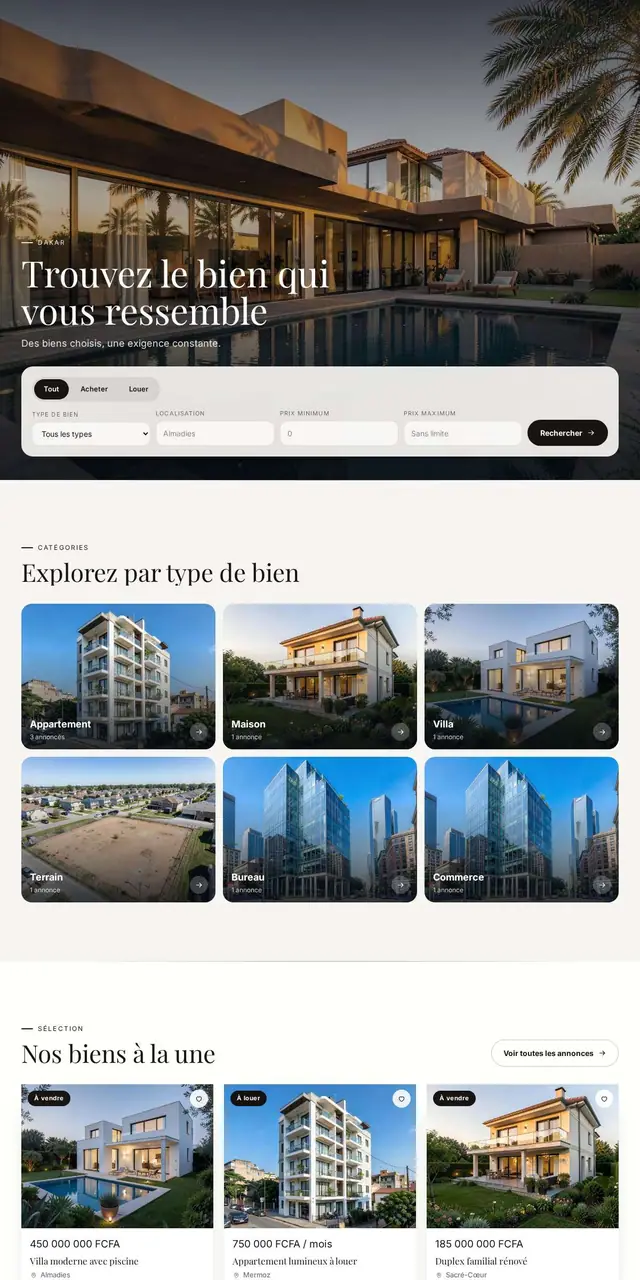 Aperçu du modèle Maison Blanche